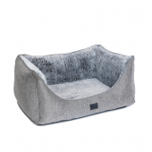 Superior Pet Goods High Side Hideout Ortho Dog Bed - Artic Faux Fur
