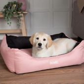 Scruffs Expedition Dog Box Bed - Rose Quartz - Medium