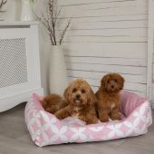 Scruffs Florence Dog Box Bed - Pink - Extra Large