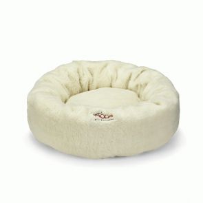 Snooza Cuddler Dog Bed - Natural Mock Lambswool