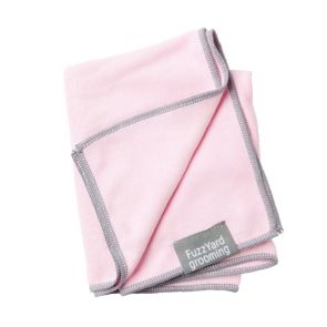 FuzzYard Puppy Microfibre Dog Towel - Pink