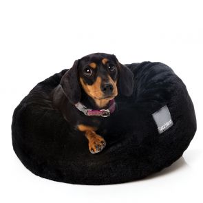 FuzzYard Dreameazzzy Cuddler Dog Bed - Black