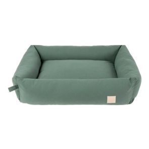 FuzzYard Life Cotton Dog Bed - Myrtle Green