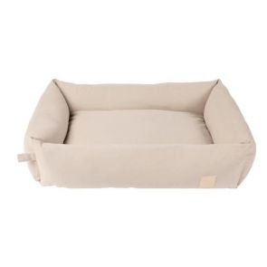FuzzYard Life Cotton Dog Bed - Sandstone