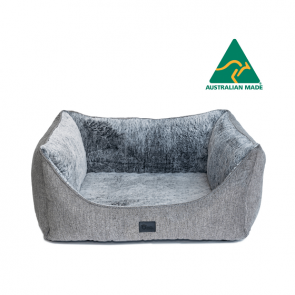 Superior Pet Goods High Side Hideout Ortho Dog Bed - Artic Faux Fur