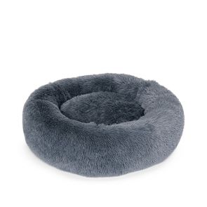 Superior Pet Goods Curl Up Cloud Calming Dog Bed - Tranquil Grey