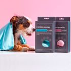 FuzzYard Puppy Microfibre Towel - Blue & Pink